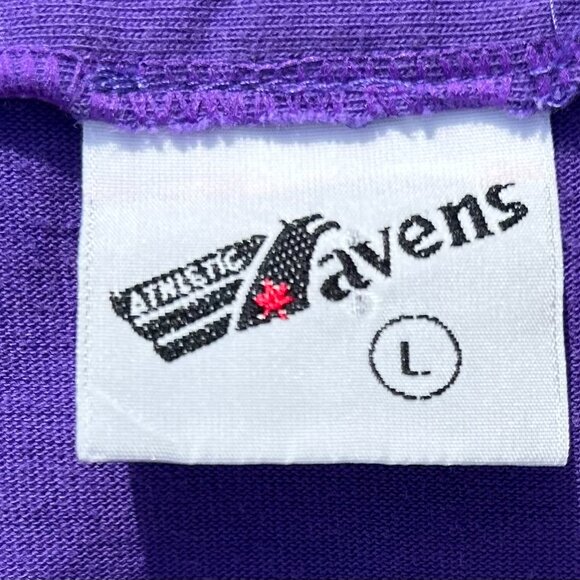 Vintage Toronto Raptors Baseball Style Jersey Ravens Athletics Sz L - Picture 3 of 9